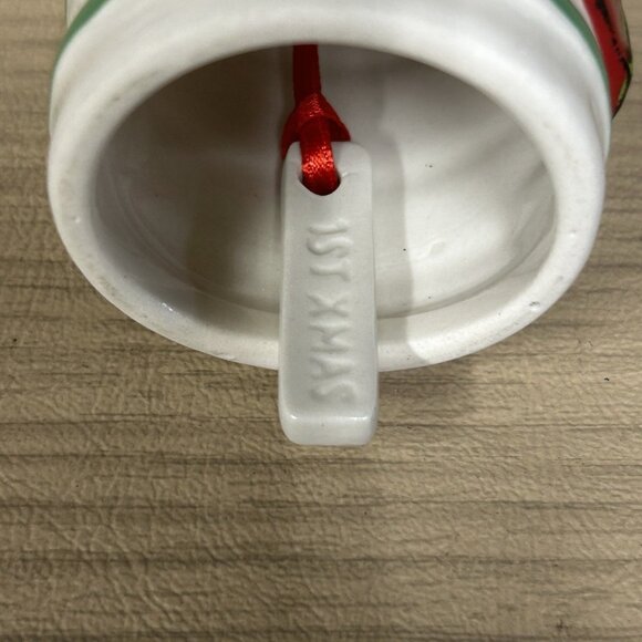 Demdaco 1st Xmas Mini Blessings Bell Ornament New Home Heart House - Picture 2 of 2